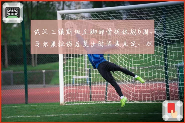 武汉三镇斯坦丘脚部骨折休战6周，马尔康拉伤后复出时间表未定，双外援缺阵让争冠蒙阴影